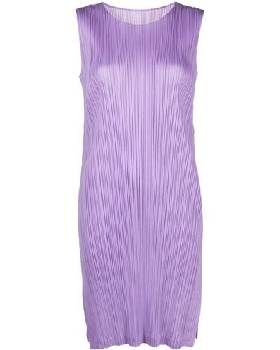 Pleats Please Issey Miyake Monthly Colors:March Kleid - Lila