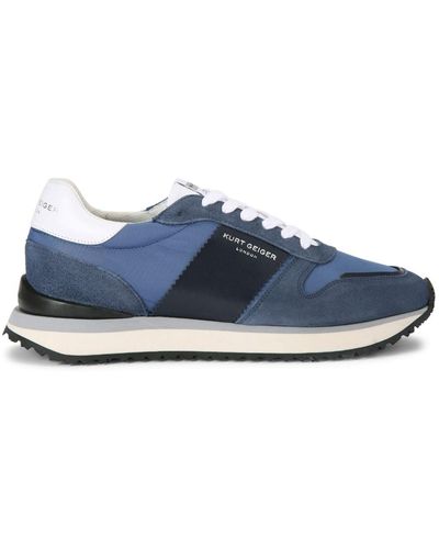 Kurt Geiger Diego Lace-up Trainers - Blue