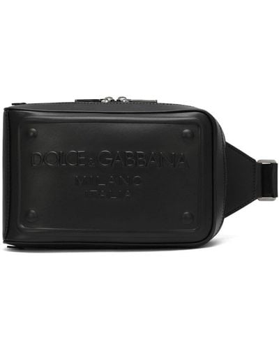Dolce & Gabbana Raised-logo Belt Bag - Black