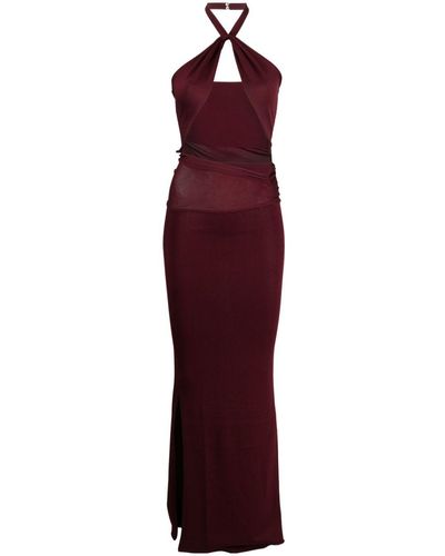 AYA MUSE Aufala Cut-out Gown - Red
