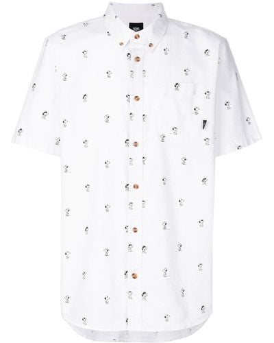 Vans Snoopy Button-down Shortsleeved Shirt - White