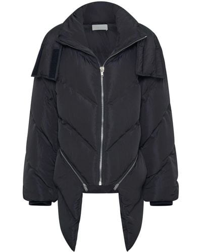 Dion Lee Women's Zip-Up Puffer Jacket - Black - Casual Jackets