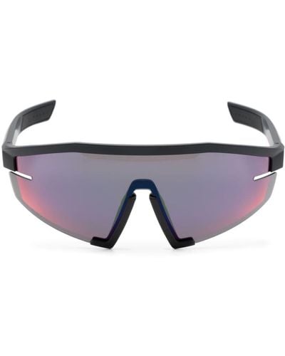 Prada Linea Rossa Shield-frame Sunglasses - Blue