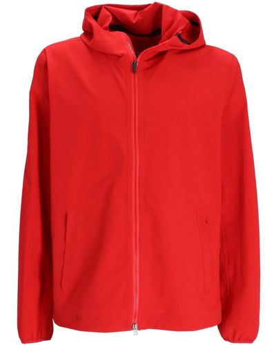 Herno Waterafstotend Windjack Met Capuchon - Rood