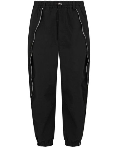 DSquared² Pantalon de jogging à détails de zips - Noir