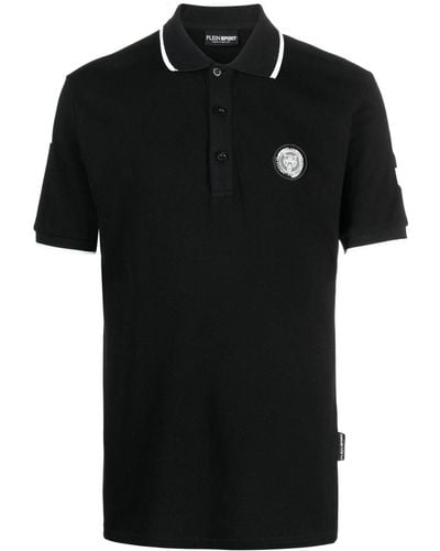 Philipp Plein Ss Cotton Polo Shirt - Black