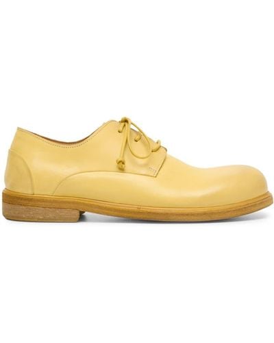 Marsèll Zucca Media Leather Derby Shoes - Yellow