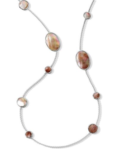 Ippolita Collier en chaîne à perles - Blanc