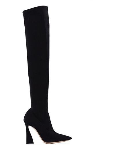 Gianvito Rossi Thigh-high 105mm Boots - Black