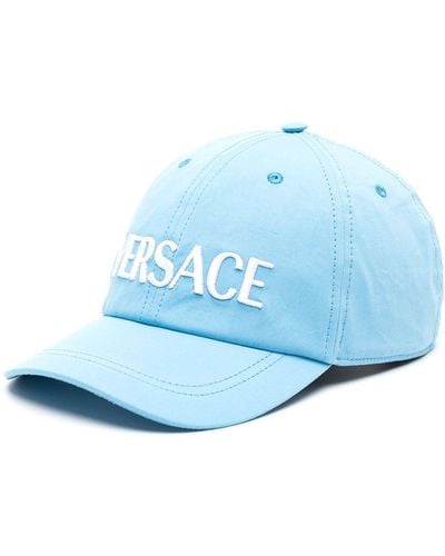 Versace Cappello da baseball con ricamo - Blu