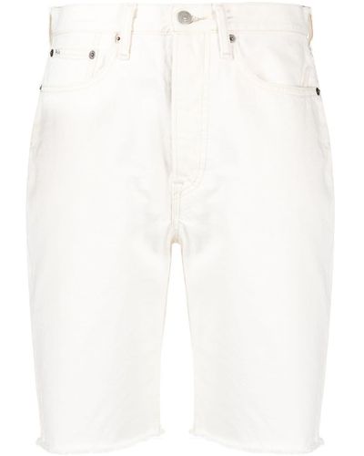 Polo Ralph Lauren Denim Bermuda Shorts - White