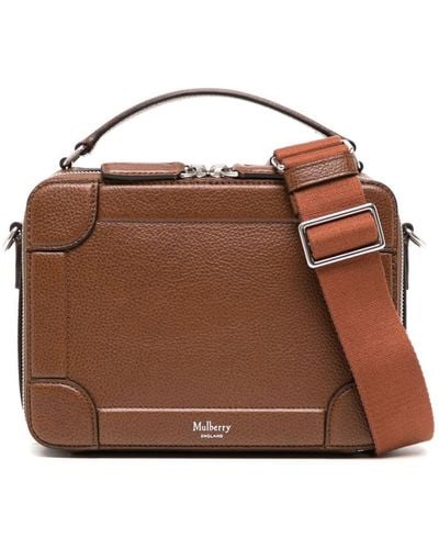Mulberry Belgrave Leather Messenger Bag - Brown