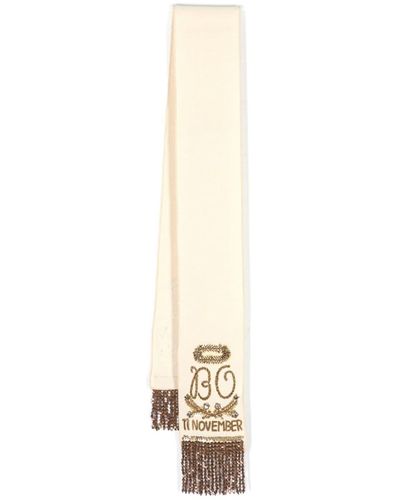 Bode Krawatte mit Bullion-Stickerei - Mettallic