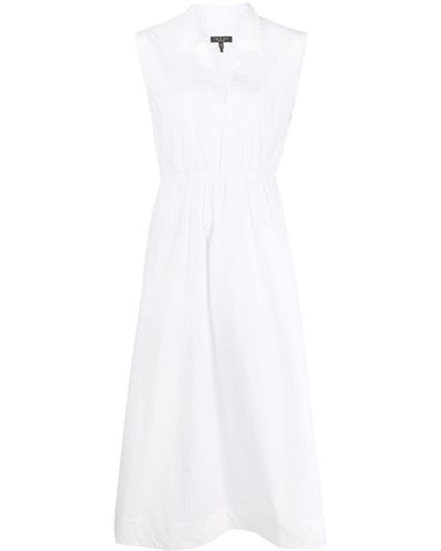 Rag & Bone Uitgesneden Midi-jurk - Wit