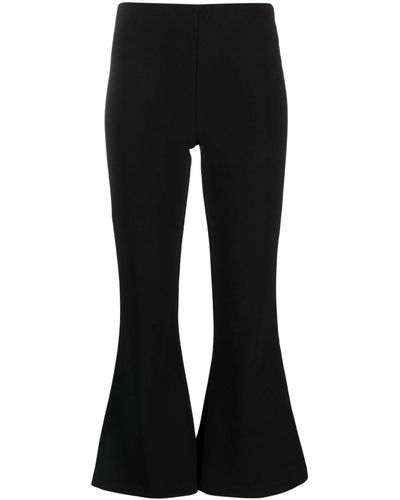 By Malene Birger Vilanna Cropped Flared Trousers - Black