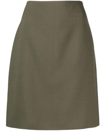 Ralph Lauren Collection Wool Blend Pencil Skirt - Green