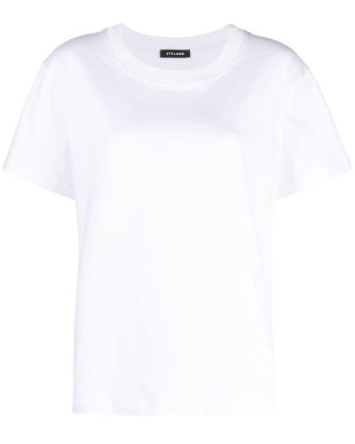 Styland Short-sleeve Cotton T-shirt - White