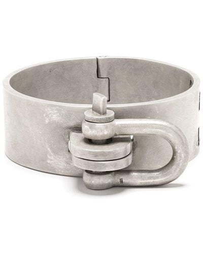 Parts Of 4 Restraint Cuff Bracelet - Metallic