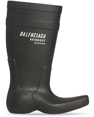 Balenciaga Excavator Stiefel mit gebogener Kappe - Schwarz