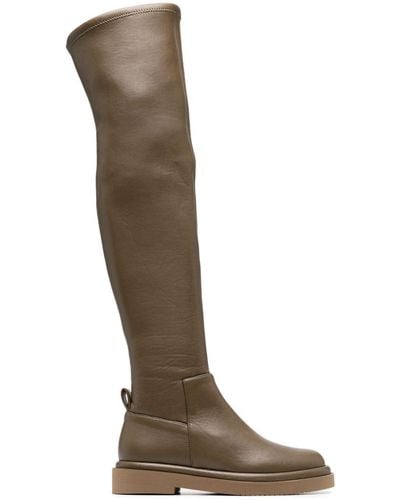 Paloma Barceló Kenda 30mm Leather Boots - Brown