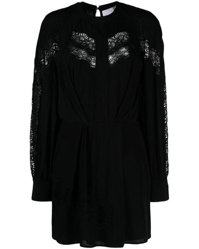 IRO Belinda Cut-out Lace Dress - Black