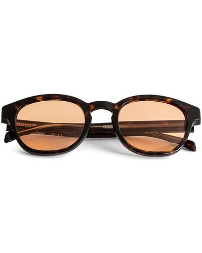 Zadig & Voltaire Zv23h6 Round-frame Sunglasses - Brown