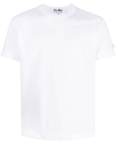 COMME DES GARÇONS PLAY ロゴ Tシャツ - ホワイト