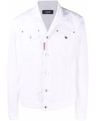 DSquared² Jack Met Logopatch - Wit
