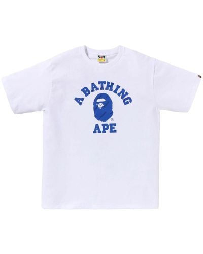 A Bathing Ape BAPE Hexagram T-Shirt - Blau