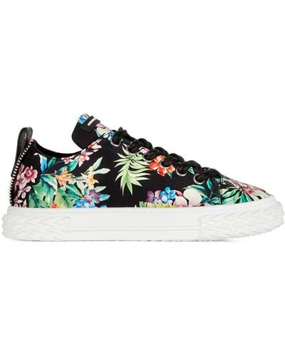 Giuseppe Zanotti Sneakers a fiori - Verde