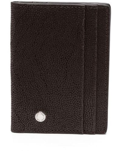 Orciani Bi-fold Leather Wallet - Brown