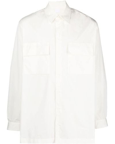 Nike Chemise boutonnée à poche plaquée - Blanc