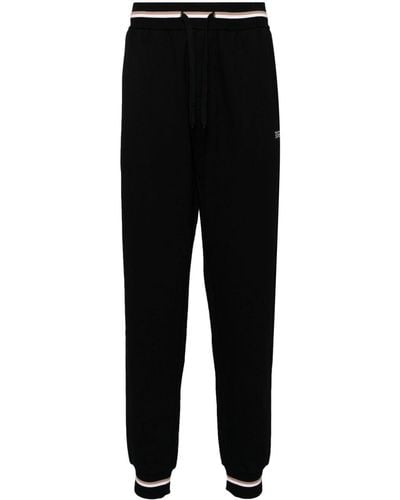 BOSS Iconic Mid-rise Track Trousers - Black
