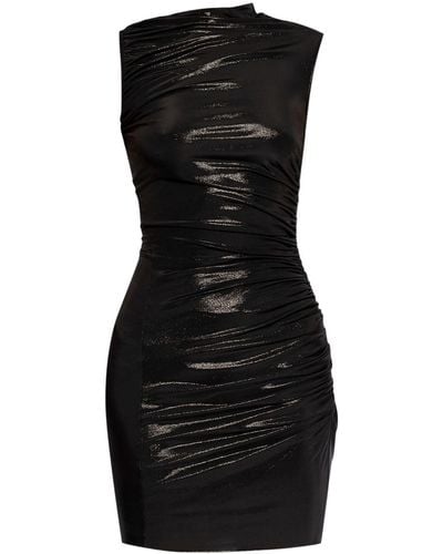 Rick Owens Svita Ruched Minidress - Black