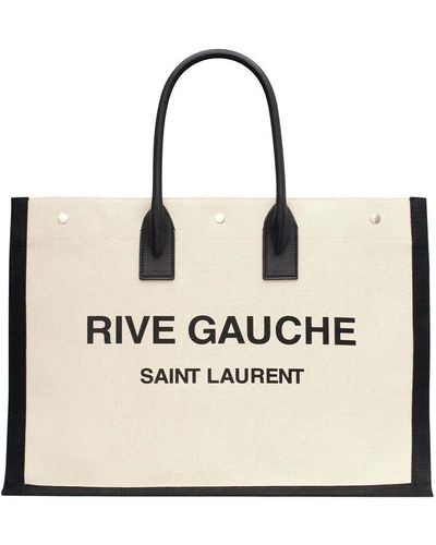 Saint Laurent Rive Gauche Shopper - Naturel