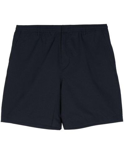 PS by Paul Smith Grid-pattern Deck Shorts - Blue