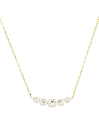 Dinny Hall 14kt Yellow Gold Elyhara Diamond Scoop Necklace - Metallic
