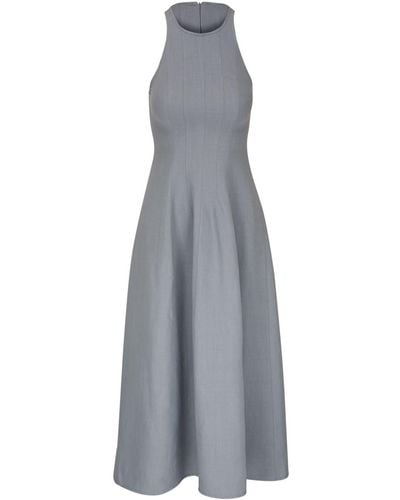 Brunello Cucinelli Sleeveless A-line Dress - Grey