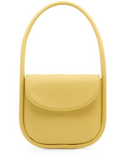 Marsèll Mezzotonda Leather Tote Bag - Yellow