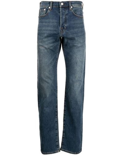 PS by Paul Smith Stonewash Straight-leg Jeans - Blue