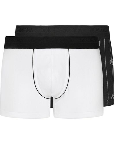 Dolce & Gabbana Stretch-cotton Jersey Boxers (pack Of 2) - Black