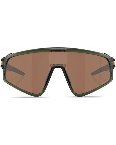 Oakley Latchtm Panel Shield-frame Sunglasses - Green