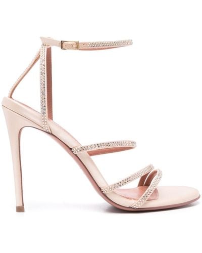 Giuliano Galiano Mary 105mm Sandals - Pink