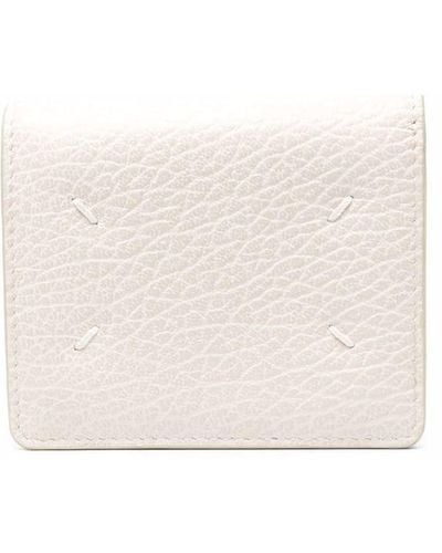 Maison Margiela Four-stitch Leather Bi-fold Wallet - Grey