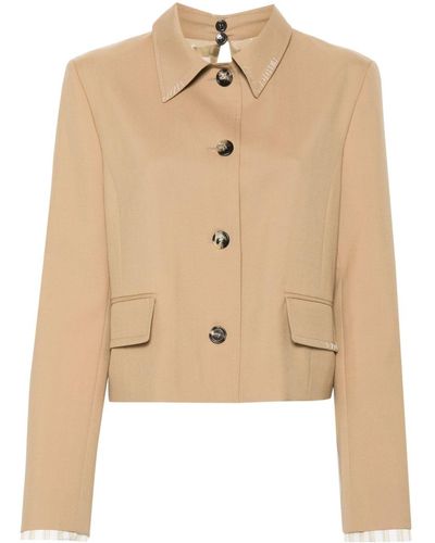 Marni Single-breasted Blazer - Natural