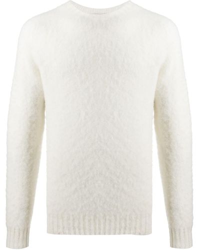 Mackintosh Hutchins Crew-neck Sweater - White