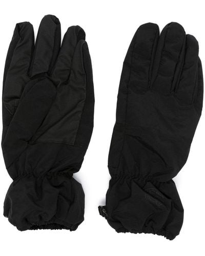 Stone Island Compass-print Pull-on Gloves - Black
