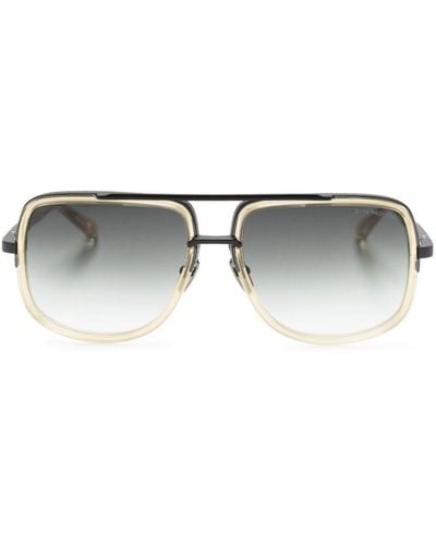 Dita Eyewear Mach-one Pilot-frame Sunglasses - Black