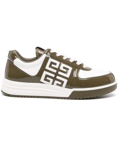 Givenchy G4 Panelled Leather Sneakers - White