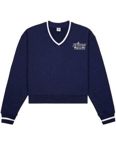 Sporty & Rich Prince Health Cotton Sweatshirt - Blue